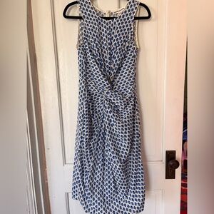 Caron Callahan Goldie Dress Blue Floral